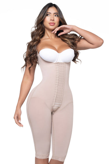 Faja para hombre 022996 beige Fajitex - faja moldeadora masculina, vista frontal
