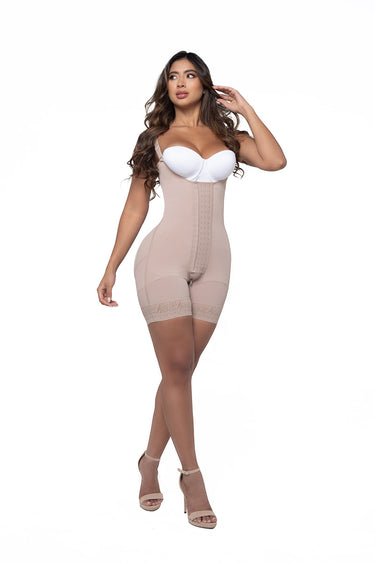 Faja Marilyn 22531 beige Fajitex - faja colombiana moldeadora con modelo