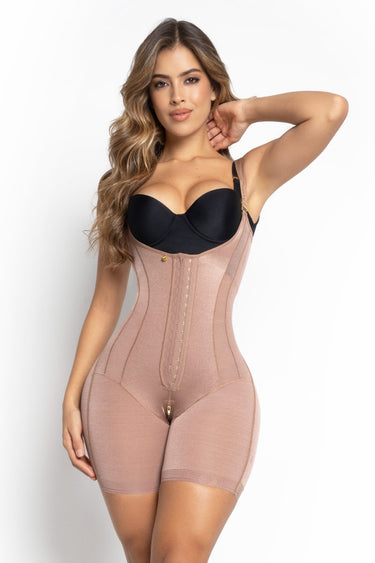 FAJA LUXURY MEDIA PIERNA ESPALDA ALTA 2 BROCHES REF. 502541