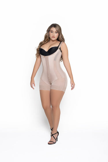 FAJA LUXURY EXTRA CORTA ESPALDA ALTA 2 BROCHES REF. 502631