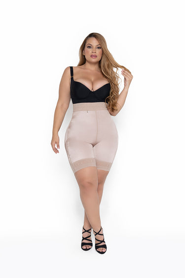 SHORT TIPO FAJA MEDIA PIERNA TALLE ALTO REF. 014580