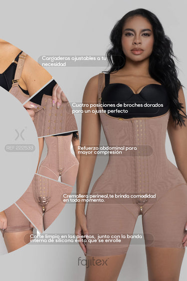 FAJA LUXURY 4 BROCHES CON VARILLAS RELOJ DE ARENA REF. 222533