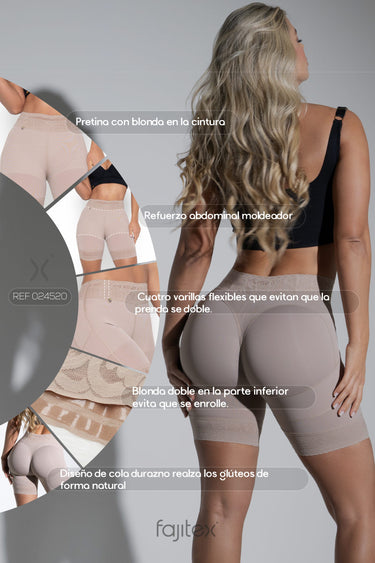 SHORT MEDIA PIERNA TALLE MEDIO REF.024520