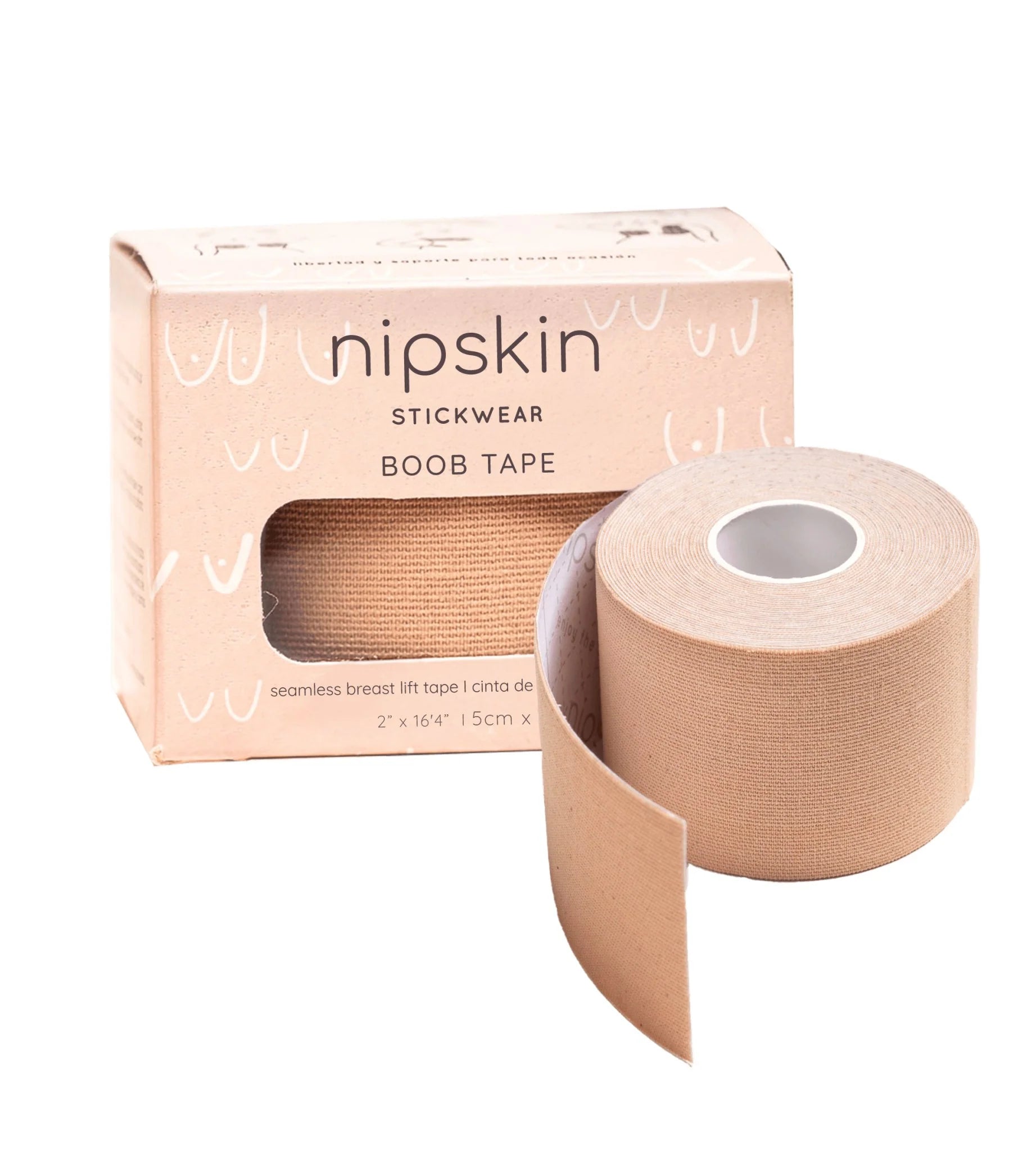 Boob Tape Crema, Cinta de Realce para los senos - NipSkin