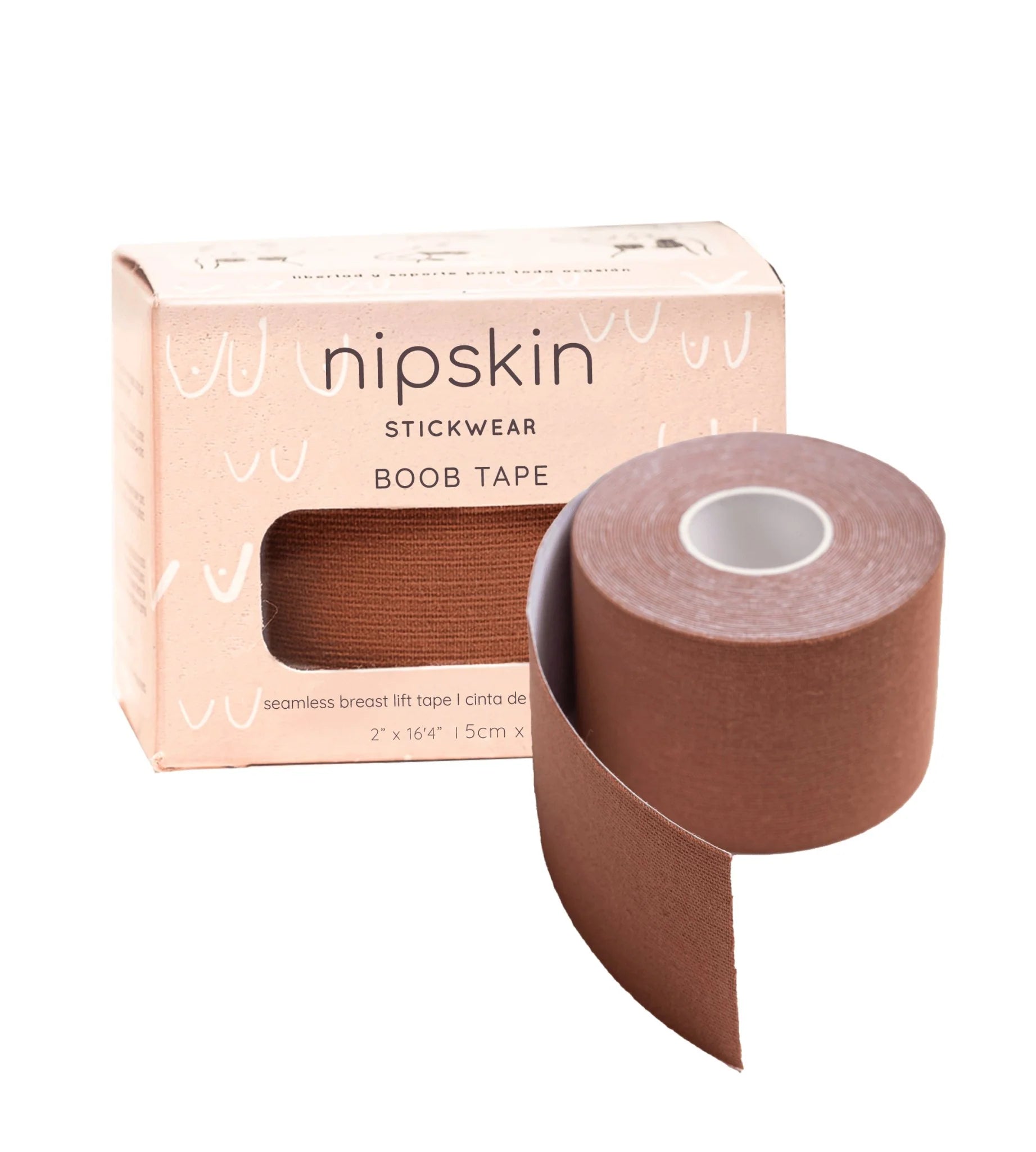Boob Tape Mocca, Cinta de Realce para los senos - NipSkin