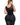 Faja hasta la rodilla broche centro espalda alta - 022841 - Negro - Vista Espalda