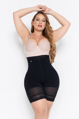 Cinturilla extrema 024580 negra Fajitex - cinturilla colombiana alta compresión