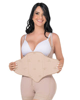Short levanta cola 025160 blanco Fajitex - short faja colombiano push up