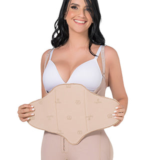 Short levanta cola 025160 blanco Fajitex - short faja colombiano push up