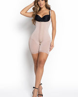 Faja moldeadora 222533 beige Fajitex - faja colombiana reductora media pierna