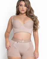 Cinturilla reloj de arena 224640 beige Fajitex - cinturilla colombiana, ángulo 6