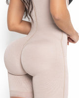 Detalle faja luxury beige 502536 Fajitex - faja colombiana premium, acabado textil