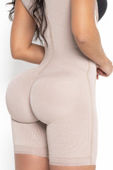 Detalle faja luxury beige 502536 Fajitex - faja colombiana premium, acabado textil