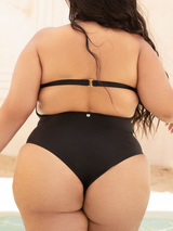 Vestido de baño con compresión, con amarre en el cuello - Fajas Fajitex