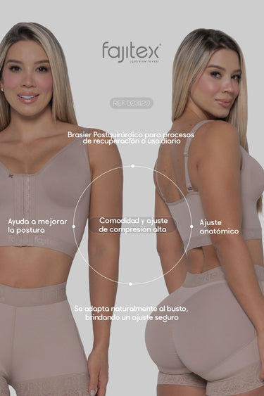 BRASIER CONTROL CON TIRAS REMOVIBLES REF. 023120