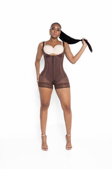 FAJA LUXURY EXTRA CORTA ESPALDA ALTA 2 BROCHES REF. 502631