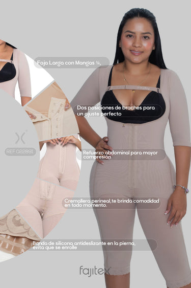 FAJA SENOS LIBRES CON MANGAS REF. 022891