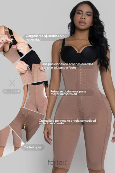 FAJA LUXURY HASTA LA RODILLA ESPALDA ALTA REF. 222841