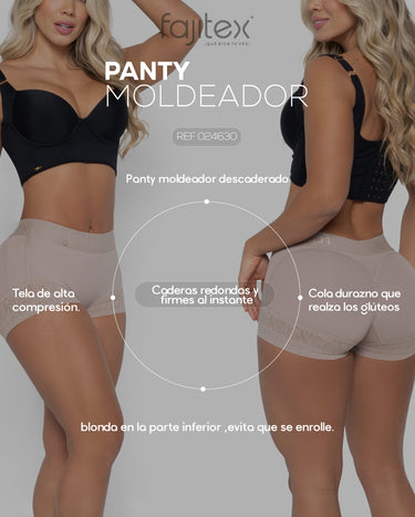 PANTY MOLDEADOR DESCADERADO REF. 024630